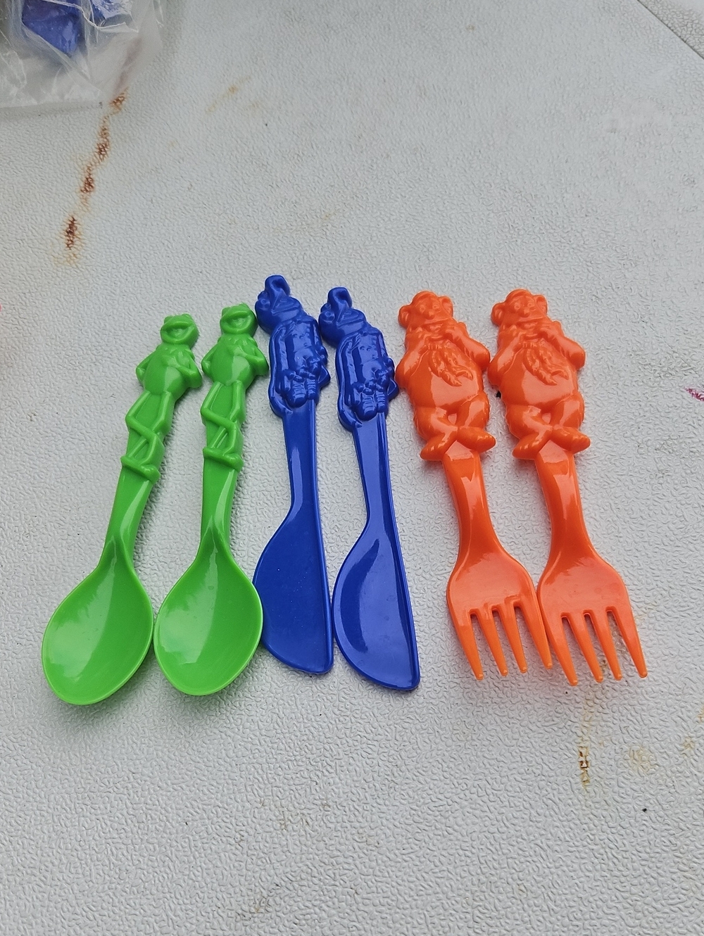 Muppet 2015 Plastic Cultery. Set Of Two.